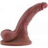 Dilda HiSmith HSA135 Realistic Silicone Dildo 3D Ball with Big Strong Suction Cup KlicLok 22.5cm Brown