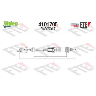 Tažné lanko, ovládání spojky VALEO 4101705 4101705 – Zboží Mobilmania
