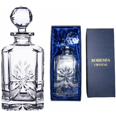 Onte Crystal Bohemia Crystal ručně broušená karafa na whisky Mašle 800 ml – Zbozi.Blesk.cz