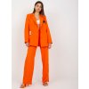 Dámské sako Lakerta dámské Oversize sako s nášivkami LK-MA-509239.40P oranžové