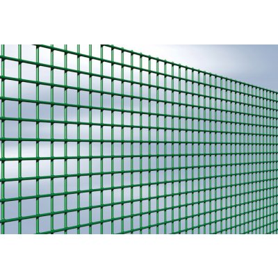 Pletivo na voliéry - oko 76,2x50,8 mm, drát 2,6 mm, výška 150 cm, Zn+PVC zelené – Sleviste.cz