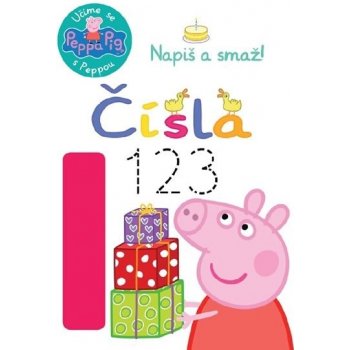 Peppa Pig Učíme se s Peppou Napiš a smaž! Čísla