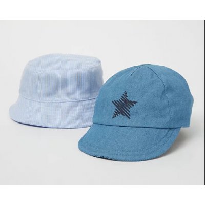 Letní klobouk a kšiltovka George Blue star 2ks – Zboží Mobilmania