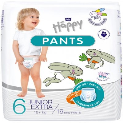 Bella Happy Pants 6 Junior Extra 16+ kg 19 ks – Sleviste.cz