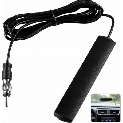 NOVÁ AUTOMOBILOVÁ VNITŘNÍ RÁDIOVÁ ANTÉNA PRO RÁDIO UNIVERZÁLNÍ FM 12V 5 m – Zboží Mobilmania