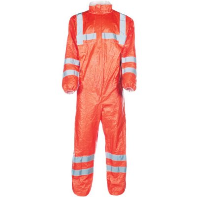 Dupont Tyvek 500 H Vysoce viditelný ochranný oblek oranžový M – HobbyKompas.cz