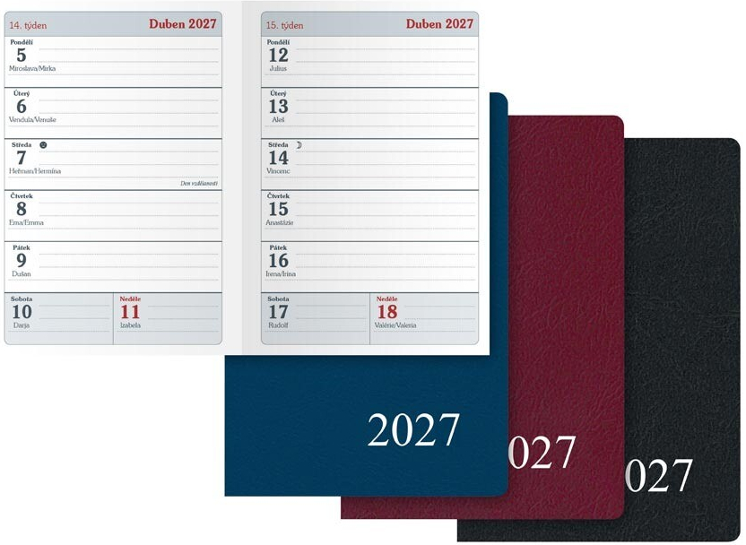 MFP paper 2027 T104/PVC týdenní
