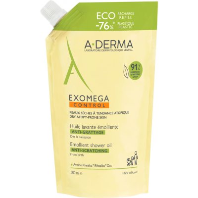 A-Derma Exomega Huile sprchový čistící olej náplň 500 ml – Hledejceny.cz