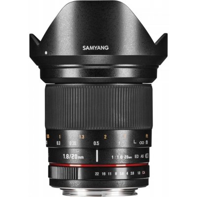 Samyang 20mm f/1.8 ED AS UMC Canon EF – Hledejceny.cz