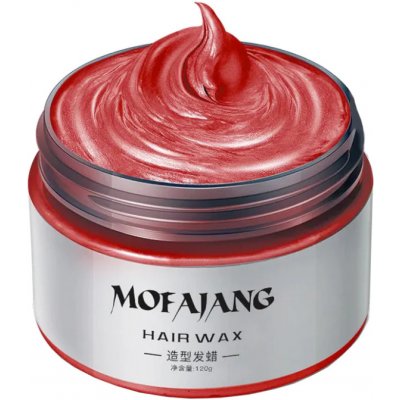 Mofajang Barevný vosk do vlasů Červená