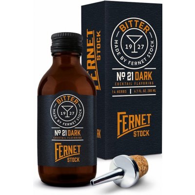 Fernet Stock Bitter N0 21 Dark 47% 0,2 l (karton)