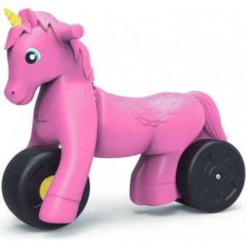 FEBER Pink Unicorn Race Ride na širokých kolech