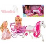 Simba Evička Evi Love princezna 12 cm set 2 panenky s kočárem – Zboží Mobilmania