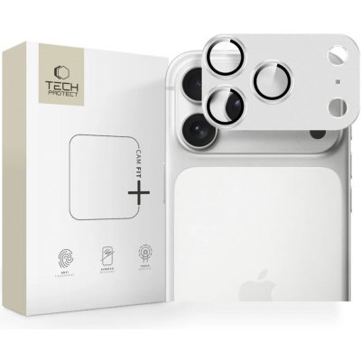 TECH-PROTECT CAMFULL FIT+ kryt kamery iPhone 17 Pro stříbrný (5906302335527) – Zboží Živě