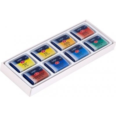 Ladoga Akvarelové barvy 8 ks sada – Zboží Dáma