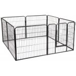 Medora Kovová ohrádka pro pejsky a štěnata 8-dílná 80 x 80 cm – Sleviste.cz