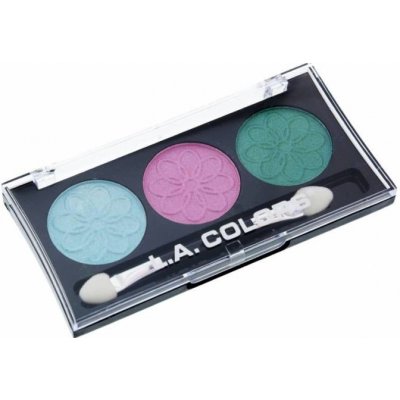 L.A. Colors Paletka Očních Stínů 3 Color CES444 Water Lily 5,5 g – Zboží Mobilmania