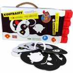 Pexi kontrastní karty pro novorozence žabka – Zboží Mobilmania