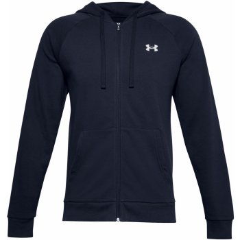 UA Rival Cotton FZ Hoodie Mikina Under Armour Modrá