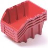 Úložný box Rauman Sada 4 úložných boxů 29,5 x 19,8 x 13,3 cm červená