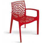 Stima Zahradní křesílko Gruvyer Polypropylen rosso - červená – Zboží Mobilmania