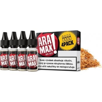 ARAMAX 4Pack Virginia Tobacco 4 x 10 ml 18 mg