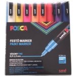 Uni Posca PC-3M 0,9 1,3 mm 16 barev mix – Zboží Živě