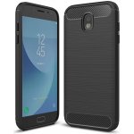 Techsuit Carbon Silicone - Samsung Galaxy J7 2017 - černé – Zboží Mobilmania