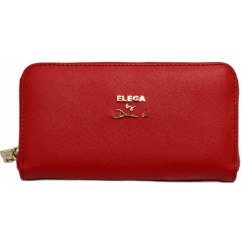 Elega by Dana M No 24 saffiano dámská peněženka červená