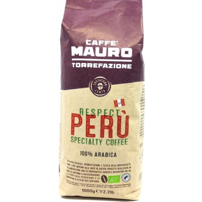 Caffé Mauro Respect Peru zrnková 1 kg – Hledejceny.cz