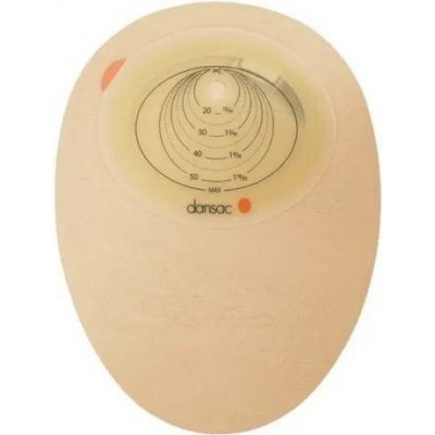 Dansac NovaLife 1 Closed 30 ks—Malý, uzavřený, béžový, otvor 10-50 mm – Sleviste.cz