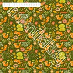 Potahová látka lištičky v lese by MIMI – Zboží Mobilmania