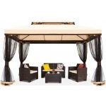 Garden Point Valencia 3 x 4 m krémový – Sleviste.cz