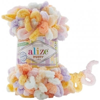 Alize Puffy Color 6520 Pletací příze – Sleviste.cz