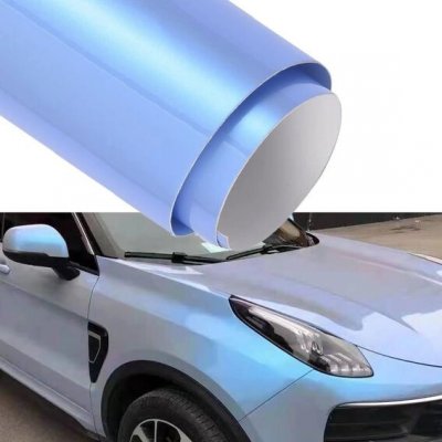 Autofólie Blueshyhall s chameleonovým efektem, lesklá modrošedá autofólie, metalická polepová | Zboží Auto