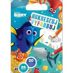 Obkresluj a vybarvuj Hledá se Dory