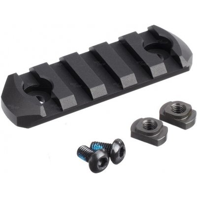 Action Army AA kovová RIS lišta pro M-LOK 5 slots 60 mm Černá – Zboží Mobilmania