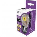 Emos LED žárovka Filament Mini Globe E27 3,4 W 40 W 470 lm teplá bílá – Zboží Mobilmania