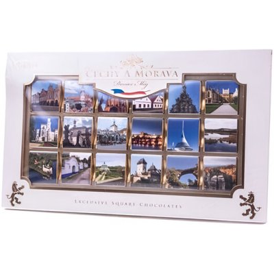 Carla Čechy a Morava Čokoláda hořká 70% neapolitánky kolekce 90 g – Sleviste.cz