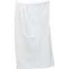 Ručník A&R Dámský saunový kilt na suchý zip Velcro 400 g/m Bílá 85 x 150 cm