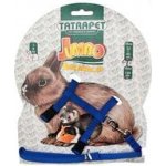 Tatrape MINI postroj a vodítko pro králíka 10 mm x 16 - 22/120 cm modrý – Zboží Dáma