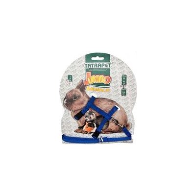 Tatrape MINI postroj a vodítko pro králíka 10 mm x 16 - 22/120 cm modrý – Zboží Dáma