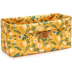 T Tomi Long Baggie organizér Mustard flowers 16 x 21 x 34 cm