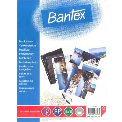 Bantex fólie na fotografie 13x18 cm čirá 2114 08