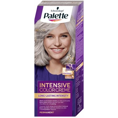 Palette Intensive Color Creme barva na vlasy Zářivě Stříbřitě Plavý 9.5-21 – Zboží Mobilmania