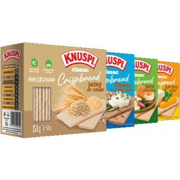 Prom In Knuspi Crispbread 3 druhy sýra 150 g