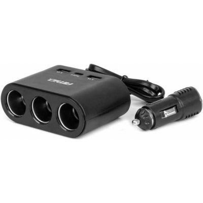 Prodlužovací zásuvka 2x USB-A 1x USB-C 12/24V 120W 70cm AMiO-04361 | Zboží Auto