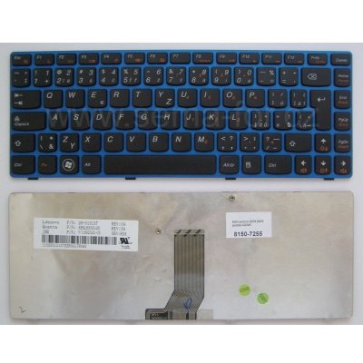 česká klávesnice Lenovo Ideapad Z370 Z470 Z475 blue CZ/SK česká