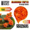 Příslušenství ke společenským hrám Dekorace Blossom Tufts Orange Flowers samolepící