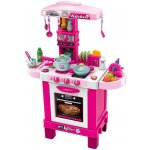 Baby Mix kuchyňka malý šéfkuchař + příslušenství růžová – Zboží Mobilmania